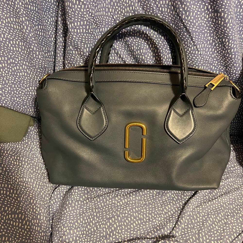 Marc Jacobs Blue Leather Handbag